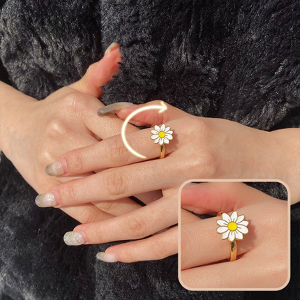 Bague d'anxiété ajustable pour femme