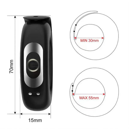 P-RING - Anneau Pénien 10 Vibrations en silicone ajustable - Retarde l'éjaculation