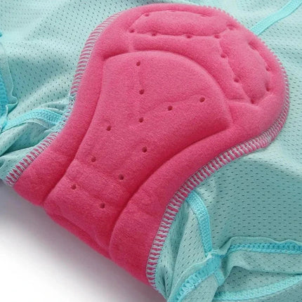 Short de cyclisme rembourré en gel 3D pour femme