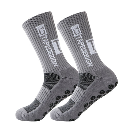 Lot de 2 Paires de Chaussettes de Sport Montantes Antidérapantes