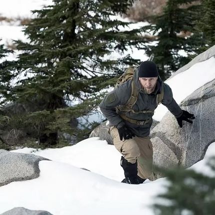 Ensemble Militaire Veste et Pantalon tactique Multipoches - Doublure Polaire