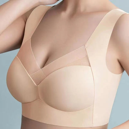 Brassière en soie glacée sans armatures