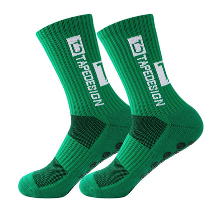 Lot de 2 Paires de Chaussettes de Sport Montantes Antidérapantes