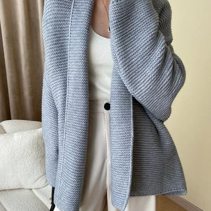 Cardigan en maille avec ceinture à nouer