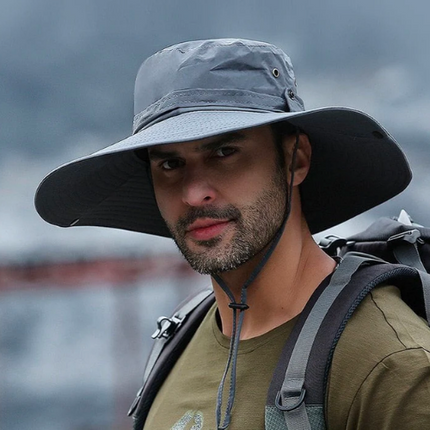 Chapeau anti-UV pliable pour homme