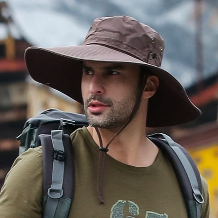 Chapeau anti-UV pliable pour homme