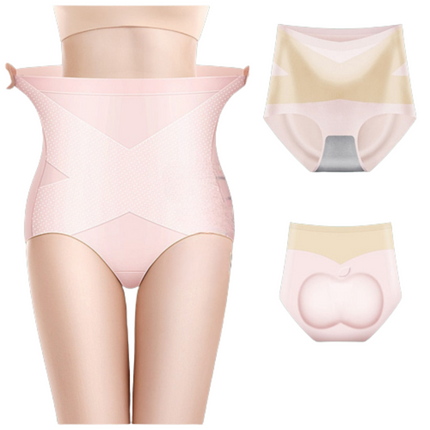 Lot de 3 Culottes gainantes sans couture en soie glacée