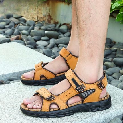 Sandales d'été en cuir pour homme