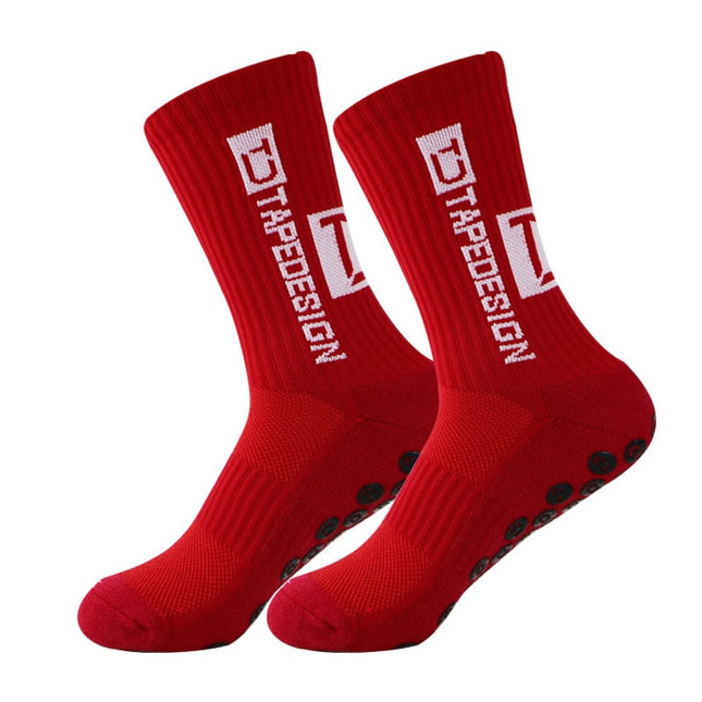 Lot de 2 Paires de Chaussettes de Sport Montantes Antidérapantes