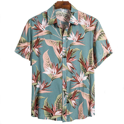 Chemise Hawaienne à Manches Courtes