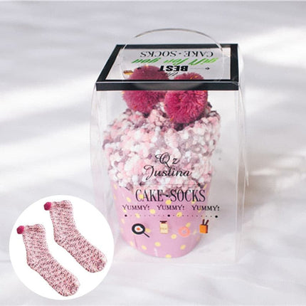 Chaussettes polaires façon Cup Cake