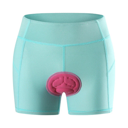 Short de cyclisme rembourré en gel 3D pour femme