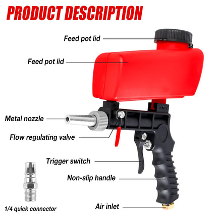 Pistolet de sablage à air comprimé