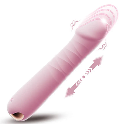 PINKY - Vibromasseur féminin Télescopique - 10 Vibrations