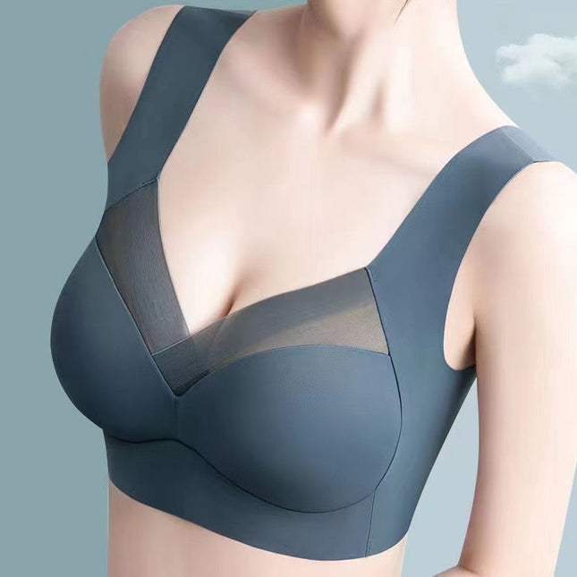 Brassière en soie glacée sans armatures