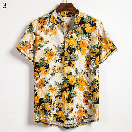 Chemise Hawaienne à Manches Courtes