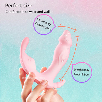 PANTY VIBRATOR - Mini vibromasseur discret pour culotte avec télécommande