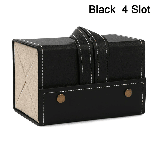 Organisateur de lunettes de voyage portable et pliable à fentes multiples