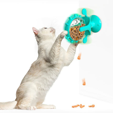 Roue à croquettes sur ventouse