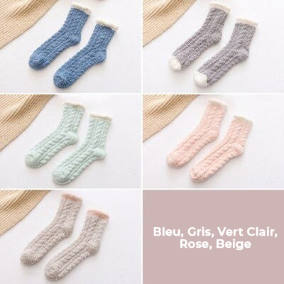 Lot de 5 Paires de Chaussettes Fluffy