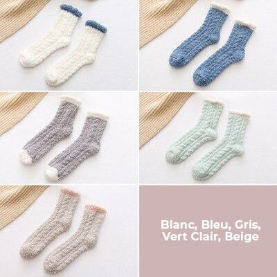 Lot de 5 Paires de Chaussettes Fluffy