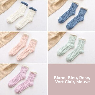 Lot de 5 Paires de Chaussettes Fluffy