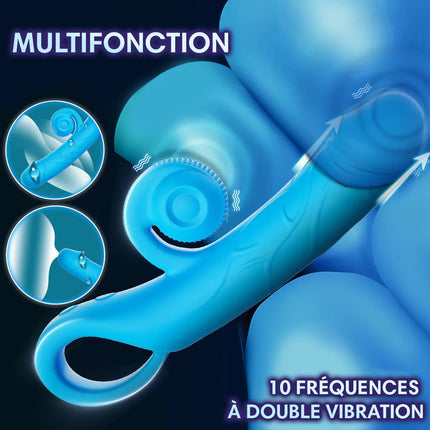 HOT SNAIL - Vibromasseur 2 en 1 : Clitoris & Point G - 10 Vibrations