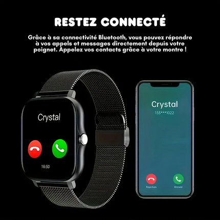 Montre Connectée Multifonction + Ecouteurs Bluetooth OFFERTS