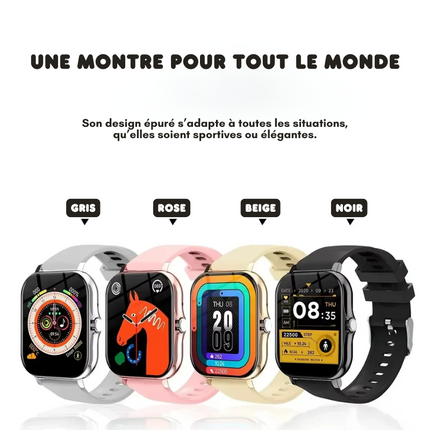 Montre Connectée Multifonction + Ecouteurs Bluetooth OFFERTS