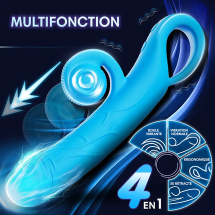 HOT SNAIL - Vibromasseur 2 en 1 : Clitoris & Point G - 10 Vibrations