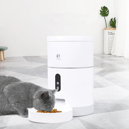 Distributeur de croquettes automatique Caméra et Micro intégrés