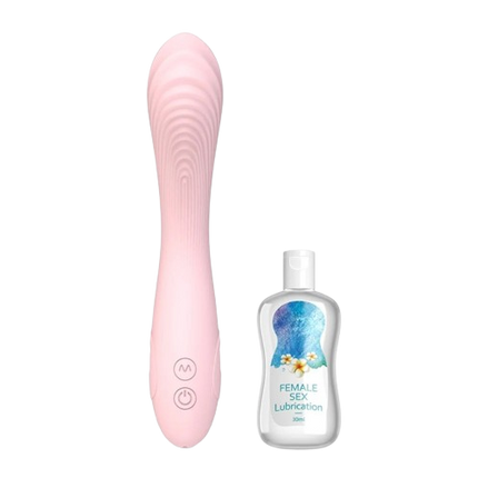 Wavy - Vibromasseur souple et texturé 4 Orgasmes - Lubrifiant OFFERT